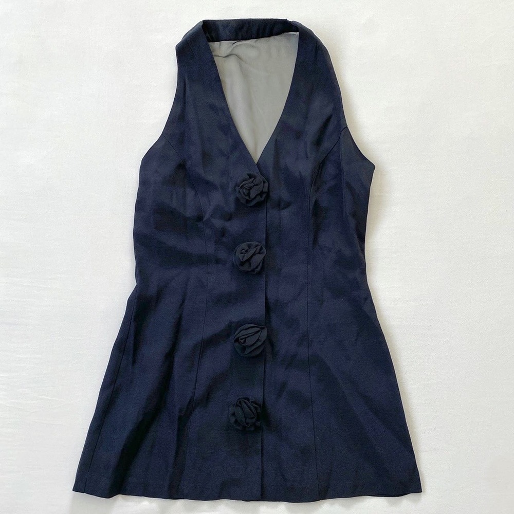 🌘 Vintage Sheer-back Vest 🌒
